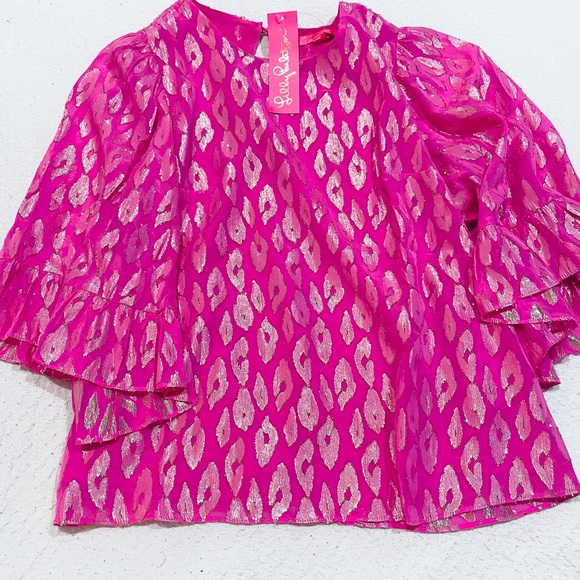 Lilly Pulitzer Tops - Lilly Pulitzer Francis Silk Top